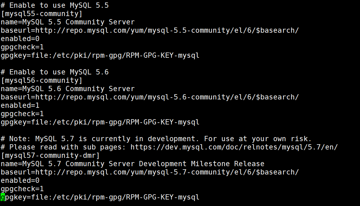 mysql